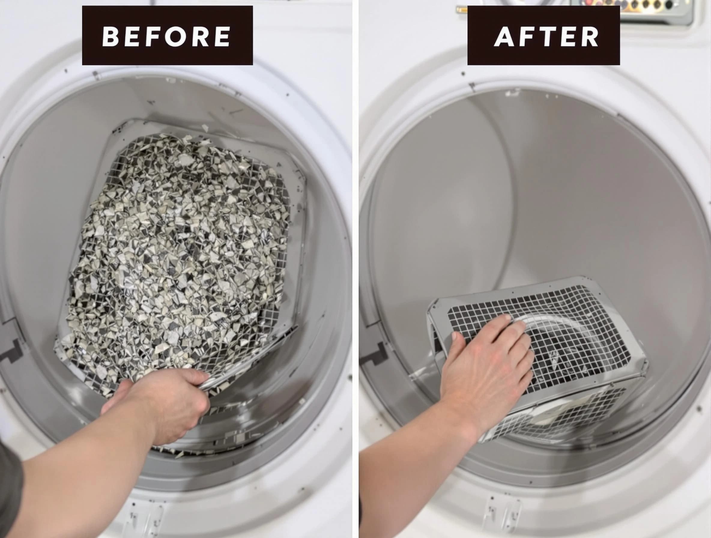 Professional lint trap cleaning by Stone Mountain Dryer Vent Cleaning in Stone Mountain