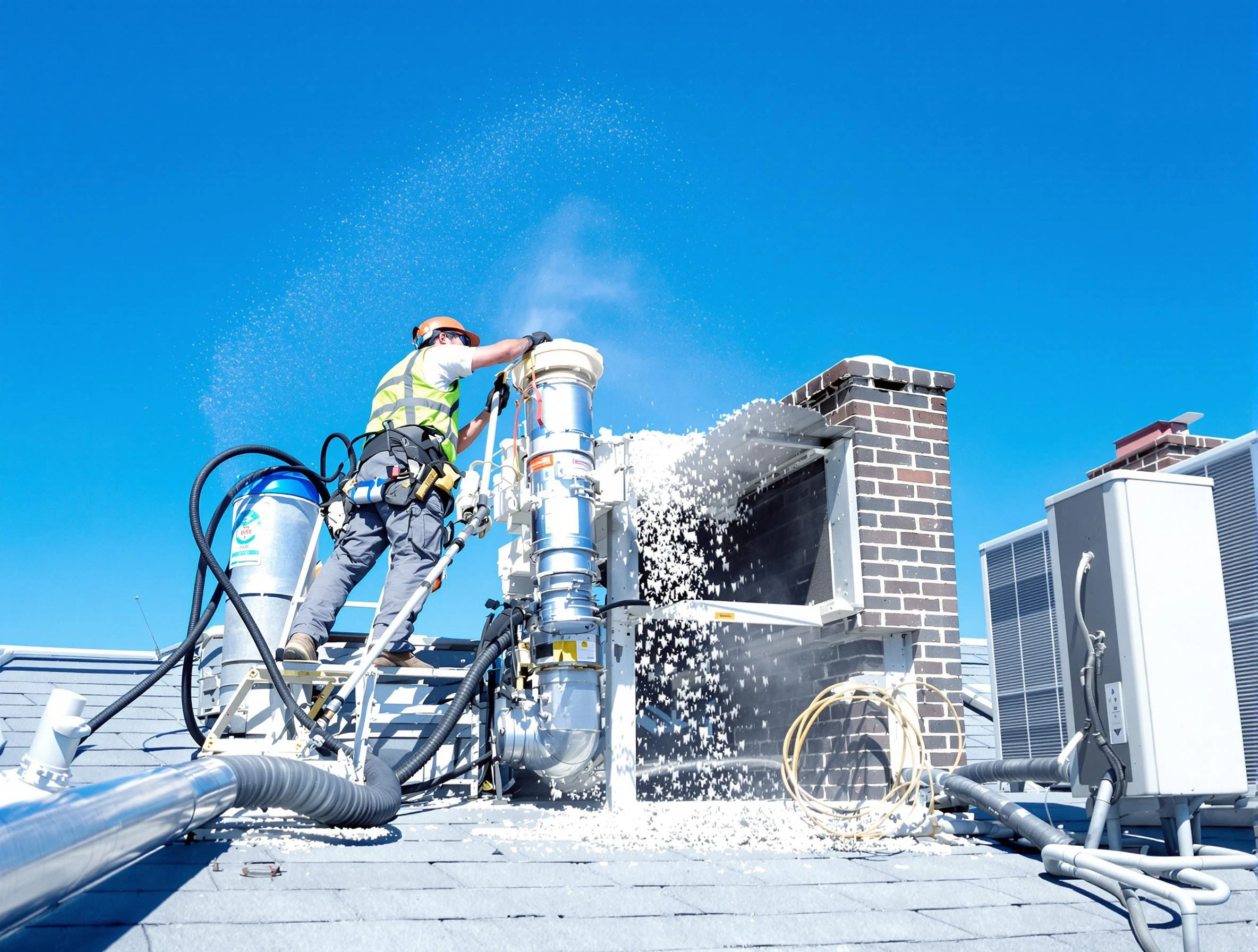 Expert roof dryer vent cleaning by Stone Mountain Dryer Vent Cleaning in Stone Mountain
